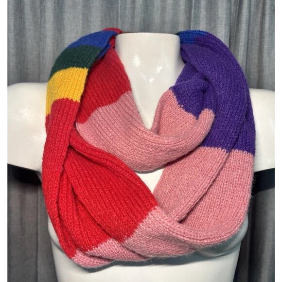 Cozy Maker Soft Scarf Collection Rainbow Colorful NWT - Picture 3 of 11